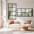 DUMOS Wall Mirror 16" x 32", Metal Framed Wall Mounted Mirror - Image 7