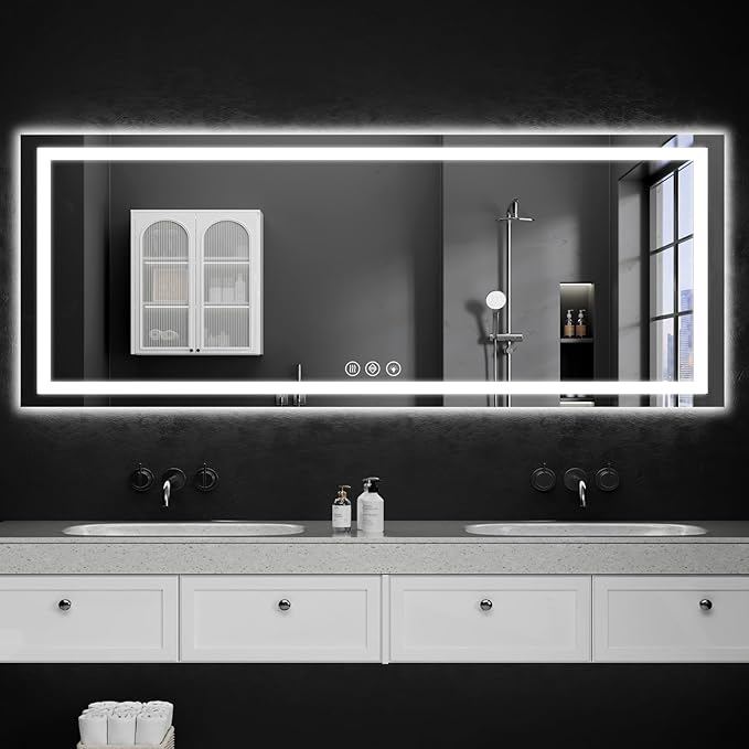 LED Bathroom Mirrors 28"x60" Bathroom Mirror - Image 9