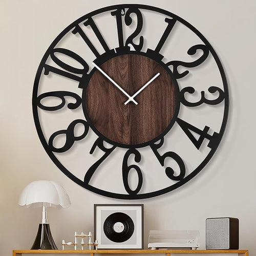 1st owned Large Wall Clock for Living Room Decor- 32" Decorative Antique Silent by Wallclockdecor