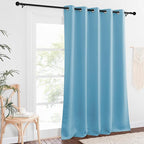 NICETOWN Sliding Door Window Treatment Blackout Patio Door Curtain Panels - Image 8