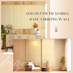 Juexica 1 Pcs Natural Bamboo Wall Panel - Image 3