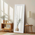 Full Length Mirror 58"x22" Solid Wood Frame Floor Large Mirror by ABSWHLM
