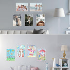 EHWINE 4 Pack 11x17 Wall Mount Acrylic Sign Holder, Wall Signs Photo Menu Flyer - Image 8