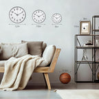 Wall Clock Modern Simple Quartz Decorative Clock Non-Ticking Silent Battery - Image 2
