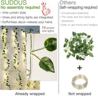 suddus Vines with Lights, 200 LED Fairy Lights with Vines, Pothos Curtain - Image 8