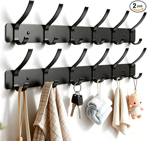2-Pack Wall Mounted Coat Rack by ZBDPOVT