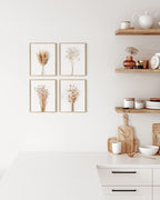 HAUS AND HUES Brown Plant Set of 4-11x14 - Image 4