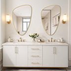 WallBeyond Asymmetrical Mirror, Irregular Wall Mirror, Wall Mirrors Decorative - Image 2