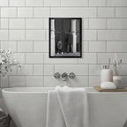 Funny Bathroom Decor Black and White Framed Wall Art, Retro Comedy Movie - Image 7