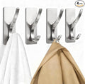 pickpiff Brushed Nickel Self Adhesive Coat Hooks by pickpiff