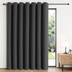 Joydeco Blackout Patio Sliding Door Curtains 108 Inches Long, Grommet Privacy by JOYDECO