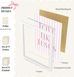 LARTSFRO Coquette Pink Bow Jesus Wall Art Decor Posters, Inspirational Bible - Image 2