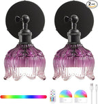 Vintage Wall Sconce - 5000mAh Rechargeable Dimmable Wireless Powered Light by BlesULuk