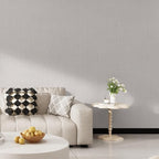 FUKU MON White Gray Grasscloth Fabric Wallpaper 23.6" X 393" Thick Classic - Image 7