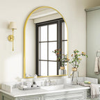 VooBang Arched Wall Mirror, 30 x 38 inch Arch Bathroom Mirror, Wall Mounted - Image 7