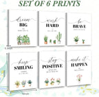 Coume 6 Pack Art Acoustic Panels 12" x 16" Inspirational Self Adhesive - Image 2