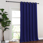 NICETOWN Room Divider Curtain 132 Inches Long, Wide Blackout Sliding Door - Image 8
