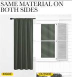 NICETOWN 2 Panels Blackout Curtains, Rod Pocket Thermal Insulated Drapes 84 - Image 5