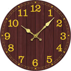 Wall Clock, Modern Wall Clocks Battery Operated, Silent Non Ticking Clock by wallclock