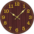 Wall Clock, Modern Wall Clocks Battery Operated, Silent Non Ticking Clock by wallclock