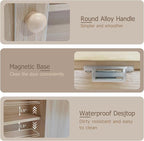 TaoHFE Natural Wooden Color Bathroom Wall Cabinet - Image 6