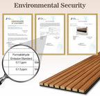 4 Pack Wood Panels for Wall, 94.4" x 12.8" Acoustic Wood Slat Wall Panel for - Image 5