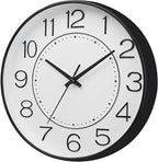 HZDHCLH Modern Wall Clocks Battery Operated, 10 inch White Clock - Image 2