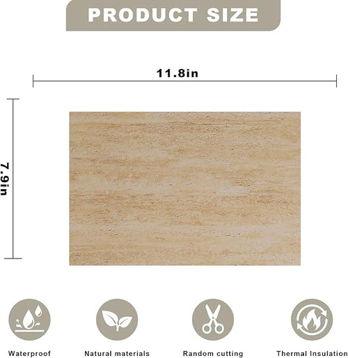 3D Wall Panels - 1PCS 7.9"x11.8" Faux Stone Wall Covering - MCM Modified Clay - Image 2