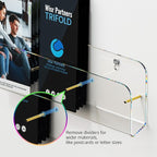 HIIMIEI Brochure Holder Wall Mount, Pamphlet Display Stand - Image 2