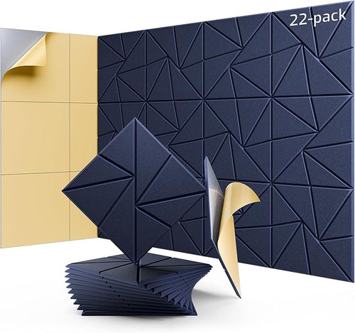 22 Pack Acoustic Panels, Sound Proof Foam Panels by LEIYER