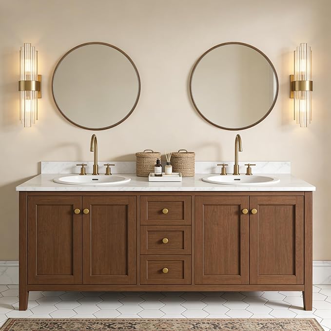 WallBeyond Wood Round Mirror - Image 4