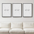 Framed Abstract Coastal Wall Art - Image 3