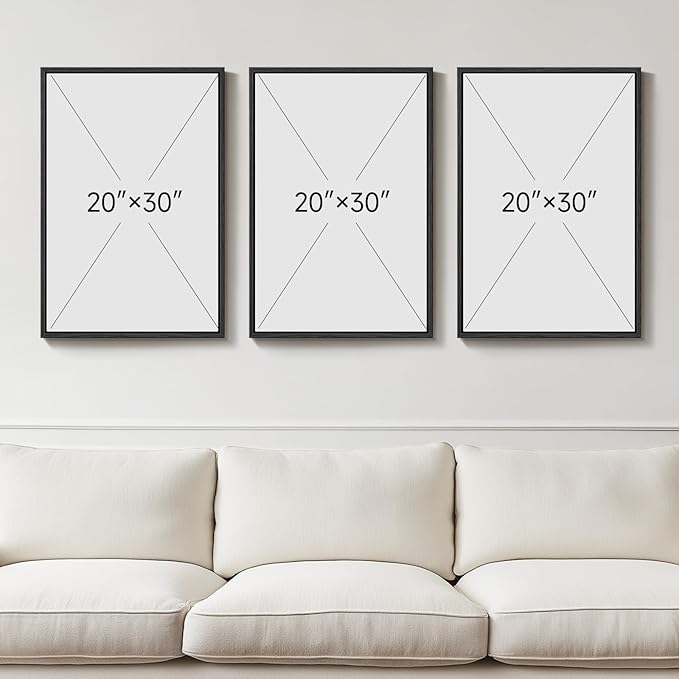 Framed Abstract Coastal Wall Art - Image 3