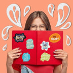 50PC Motivational & Inspirational Stickers for Adults & Teens, Vision Board Supplies, Positive Affirmation & Quote Reward Stickers (Waterproof) for Teachers, Students & Employees
