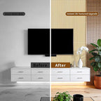 RITOLLO 8-Pack PVC Slat Wall Panels - Image 8