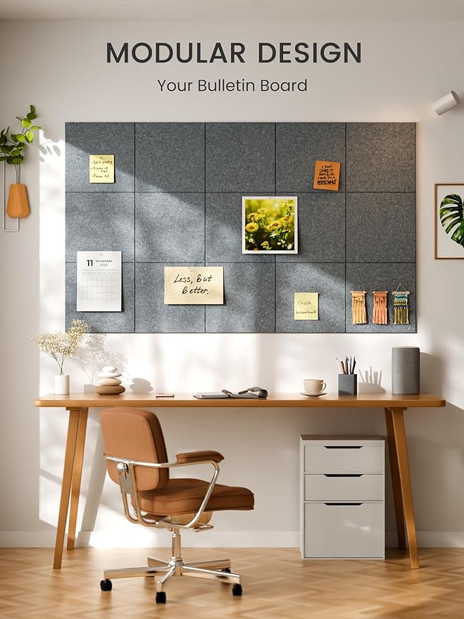 Bumusty Large Cork Board 48" x 36" Alternative - Image 6
