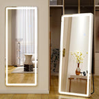 56"x21" LED Full Length Mirror – Standing Floor Body Mirror - Image 2