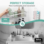 Veken Shower Caddy 6-Pack, Family Choice Award Winner, Large Wall Mounted - Image 7