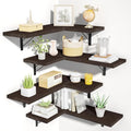 Love-KANKEI Corner Shelf Wall Mounted Set of 4, Floating Wall Shelves by Love-KANKEI
