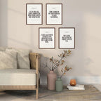 Locomiss Black and White Christian Wall Art Decor Posters, Modern Bible Verse - Image 5