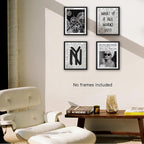 NaZaUK Trendy Preppy New Yorkers Poster Decor, Funky Aesthetic Wall Art Prints - Image 3