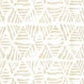 Peel and Stick Wallpaper Boho Wallpaper Geometric Beige and White Contact Paper by Fiula