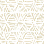 Peel and Stick Wallpaper Boho Wallpaper Geometric Beige and White Contact Paper by Fiula