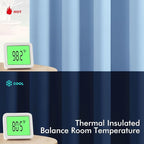 MIULEE Blackout Curtains for Bedroom Living Room 2 Panels, Thermal Insulated - Image 3