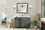 Briivue 36x32 Inch Black Bathroom Mirror - Image 3