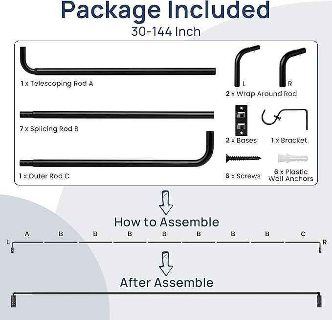 ENJOYBASICS Blackout Curtain rod - Image 8