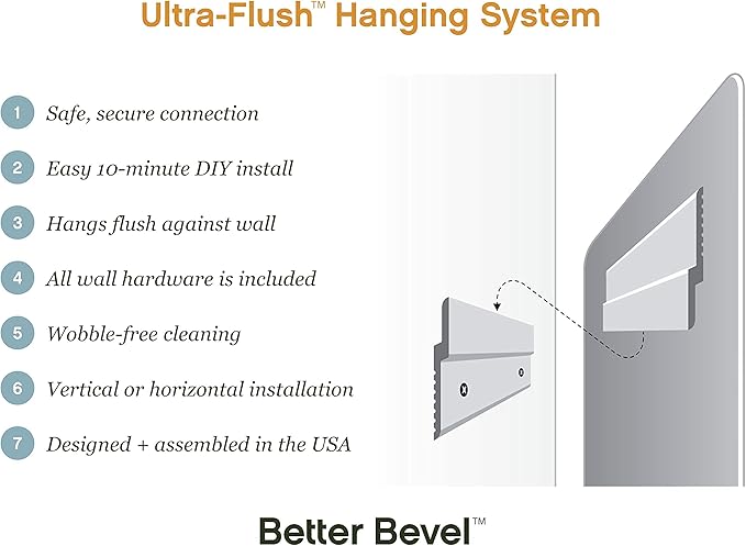 Better Bevel Frameless Rectangle Mirror - Image 8