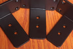 8 Pack - 4 inch Black Hidden L Shelf Bracket Iron Floating Shelf Brackets - Image 7