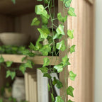CQURE 48 Pack 336Ft Artificial Ivy Fake Vines, Ivy Garland Greenery Garland - Image 8