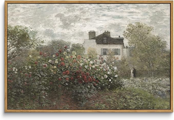 InSimSea Framed Canvas Wall Art Vintage Decor, Home Decor Large Artwork by InSimSeaArt